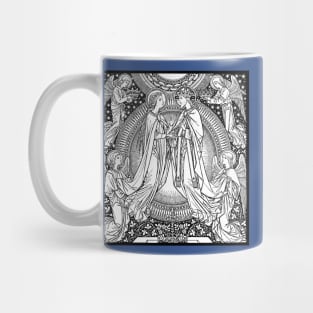 Coronation of the Blessed Virgin Mary (w/ background) Mug